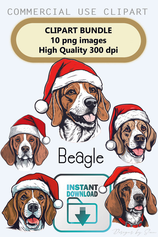 Clipart Christmas - Beagle - 320839