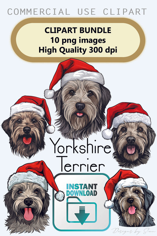 Clipart Christmas - Yorkshire Terrier - 320844